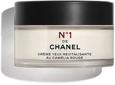 chanel n 1 creme yeux|1 de Chanel revitalizing eye cream.